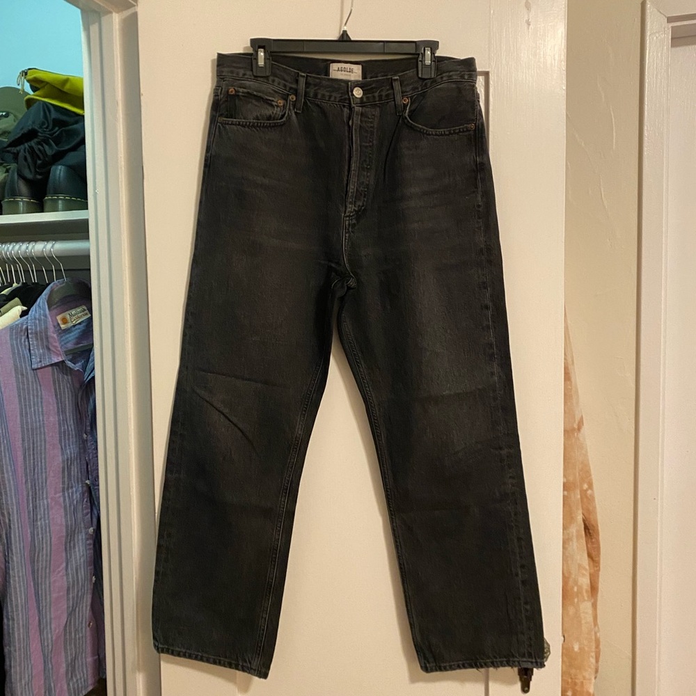 Agolde 90s Mid-Rise Loose Grey
